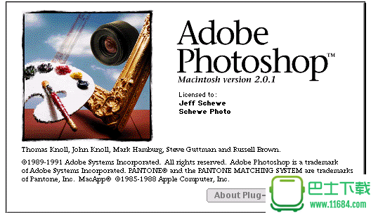 Photoshop各历史版本启动画面回顾
