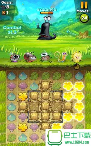 呆萌小怪物Best Fiends v2.4.3 安卓破解版（附数据包）下载