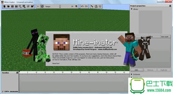 MC动画制作器Mine-imator v1.0.0 绿色免费版下载