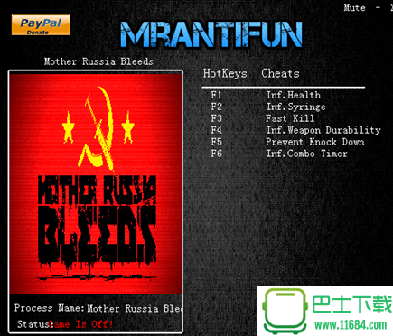 俄国母亲洒热血修改器下载-《俄国母亲洒热血》修改器+6 v1.04 by MrAntiFun下载v1.04