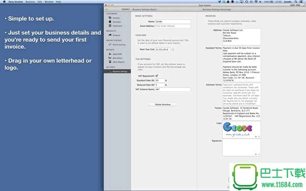 PDF发票机Easy Invoice for Mac 2.4.2下载