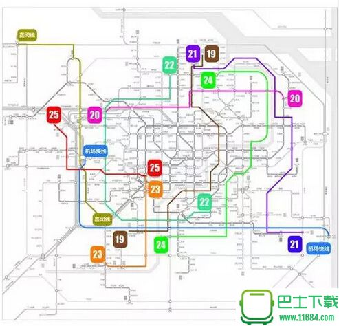 上海轨道交通2025运营图(上海地铁2025年地铁线路图) v7.2版