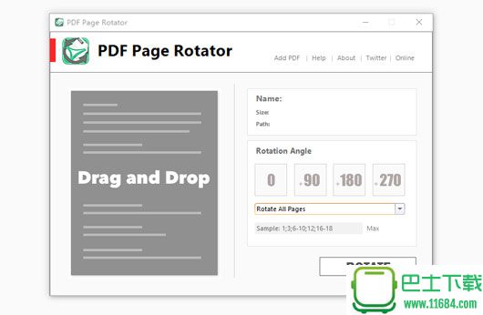 PDF Page Rotator(PDF页面旋转工具)