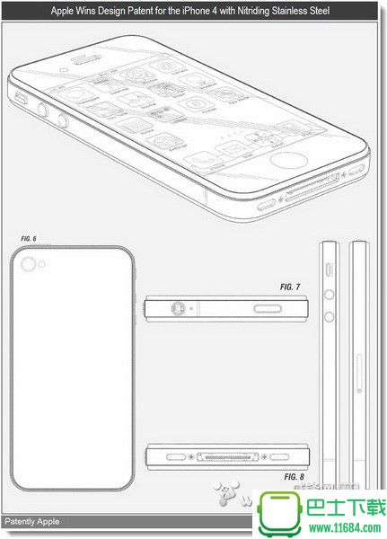 苹果在美获新专利：iPhone 4氮化不锈钢圈设计