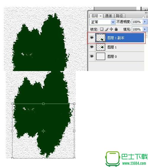 PS绘制桂林山水水墨画