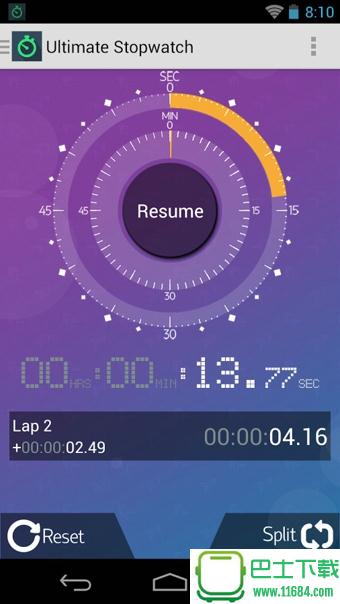 Ultimate Stopwatch and Timer(秒表) v0.7.2 Beta 安卓版下载