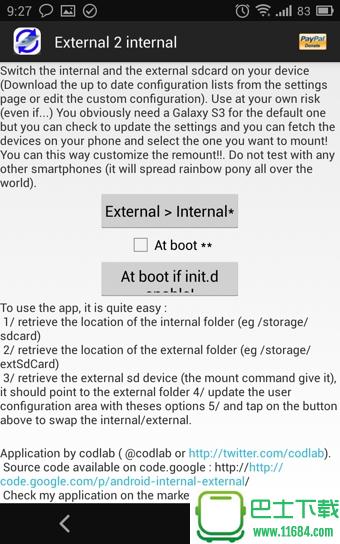 Root External 2 Internal SD v1.8 安卓版下载