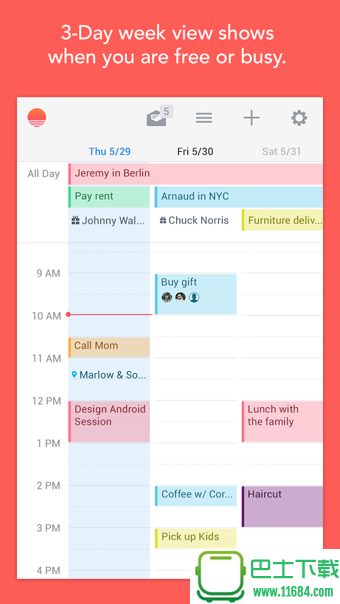 Sunrise Calendar v1.3.0 安卓版下载