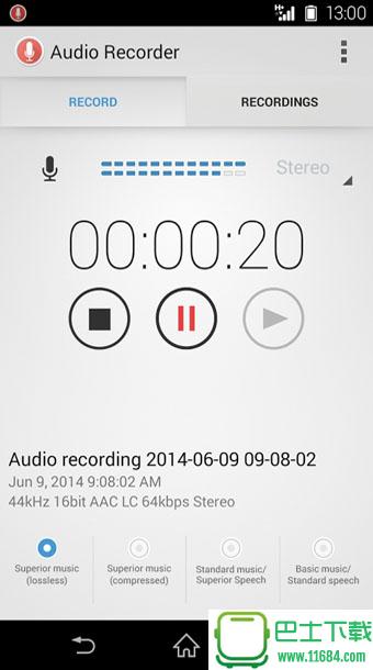 Audio Recorder v1.00.13 安卓版下载