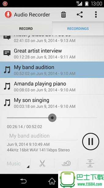 Audio Recorder v1.00.13 安卓版下载