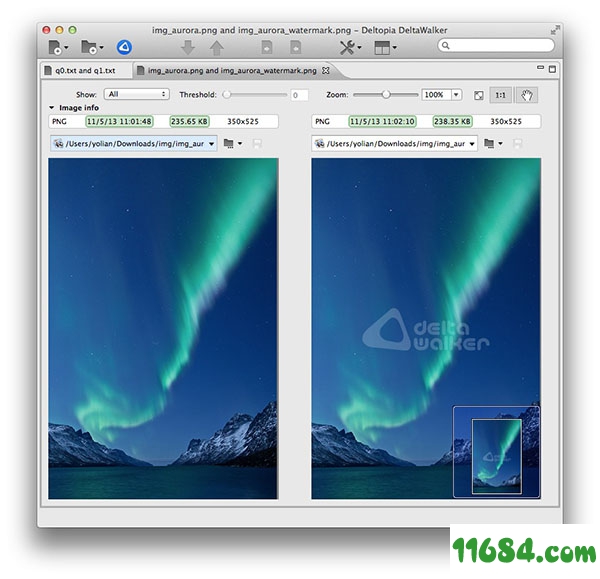 Deltawalker（文件比对工具）for Mac 2.2.0 最新破解版下载