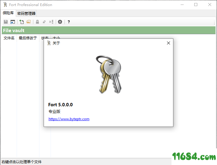 Fort  File encryption for Windows 5.0 汉化修正专业版下载