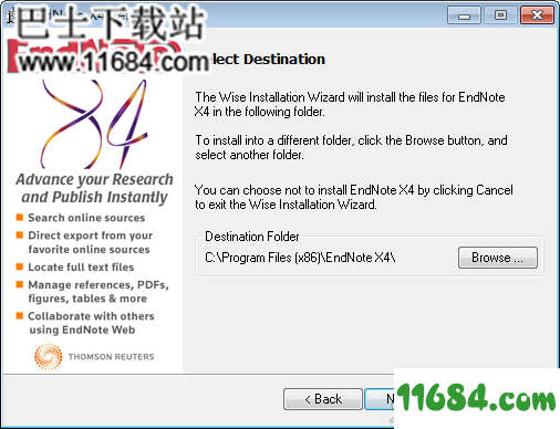 Thomson Endnote X4破解版下载-文献管理软件Thomson Endnote X4 破解版(附激活教程)下载