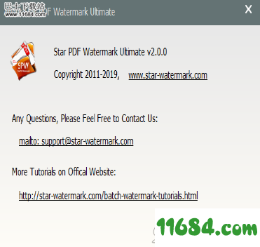 Star PDF Watermark破解版下载-PDF水印添加工具Star PDF Watermark v2.0.0 绿色破解版下载