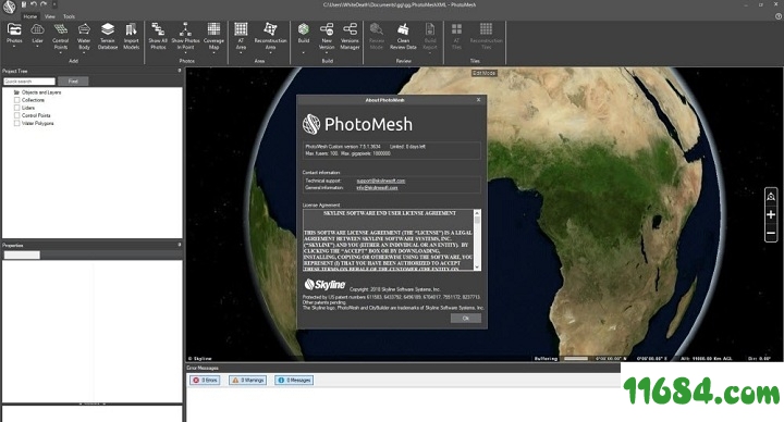 Skyline PhotoMesh破解版下载-倾斜摄影三维建模软件Skyline PhotoMesh v7.5.1 中文版下载