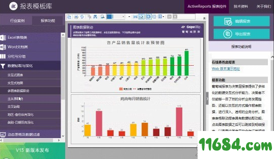 葡萄城报表模板库下载-葡萄城报表模板库 v13.0 最新版下载