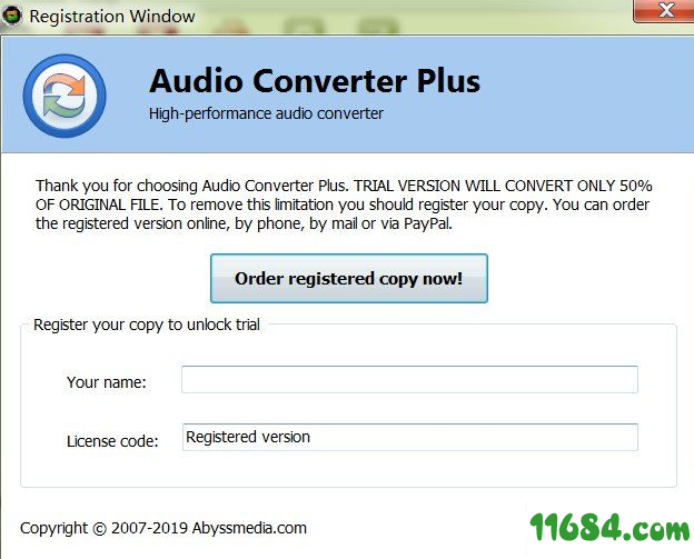 Abyssmedia Audio Converter破解版下载-Abyssmedia Audio Converter Plus 破解版（含和谐补丁）下载v6.2.0.0 