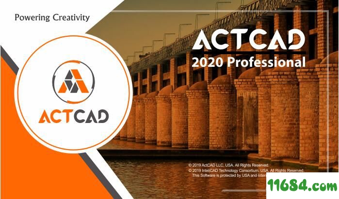 ActCAD Professional 2020破解版下载-cad绘图软件ActCAD Professional 2020 中文破解版(附破解文件)下载