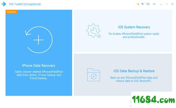 iPhone Data Recovery破解版下载-ios数据恢复软件Apeaksoft iPhone Data Recovery v1.0.6 最新版下载