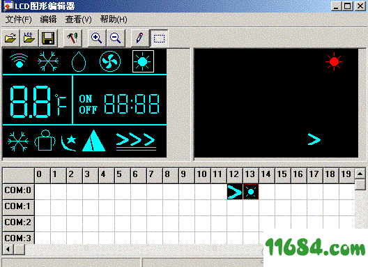 LCD图形编辑器下载-LCD图形编辑器 2019 绿色版下载