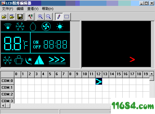 LCD图形编辑器下载-LCD图形编辑器 2019 绿色版下载