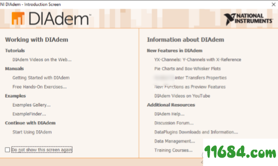 NI DIAdem 2019破解版下载-环境软件NI DIAdem 2019 v19.0.0 破解版(附破解文件)下载