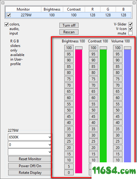 ClickMonitorDDC下载-屏幕亮度调节器ClickMonitorDDC v7.0.0.0 最新版下载