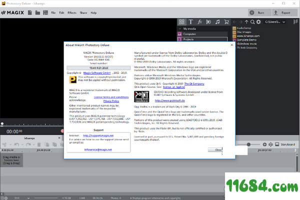 MAGIX Photostory Deluxe破解版下载-多媒体幻灯片制作软件MAGIX Photostory Deluxe 2020 v19.0.1.11 汉化版百度云(附破解补丁)下载