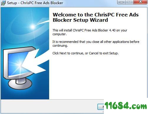 ChrisPC Free Ads Blocker下载-广告拦截工具ChrisPC Free Ads Blocker v4.40 最新版下载