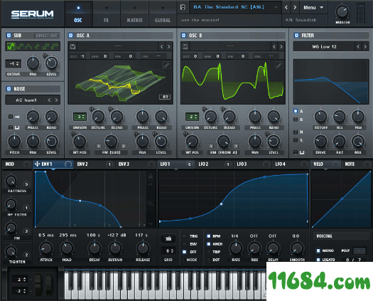 Xfer Records Serum下载-音色合成器Xfer Records Serum v1.2.7b1 最新版下载