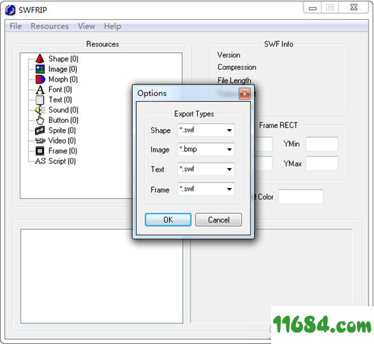 SWFRIP下载-SWF资源提取工具SWFRIP v0.4 绿色版下载