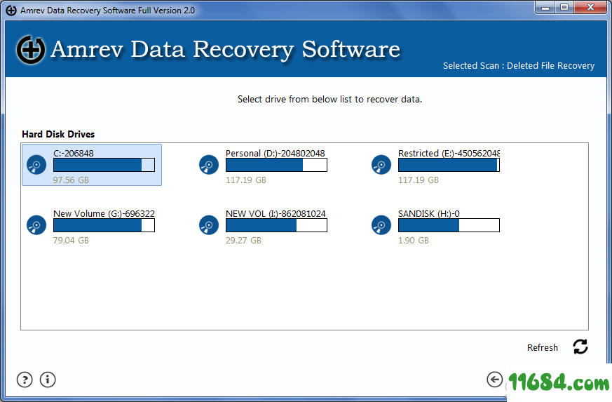 Amrev Data Recovery下载-数据恢复软件Amrev Data Recovery v3.0.0 绿色版下载