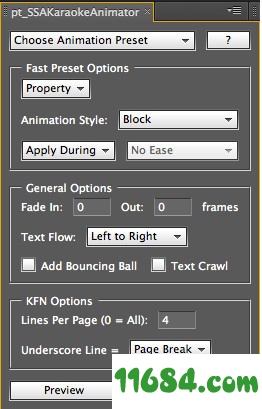 pt_SSAKaraokeAnimator脚本下载-卡拉OK唱词歌词动画AE脚本pt_SSAKaraokeAnimator v3.22 官方版下载