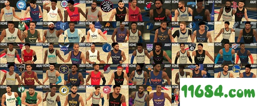 30支球队训练球衣补丁下载-NBA 2K20 最新30支球队训练球衣补丁下载