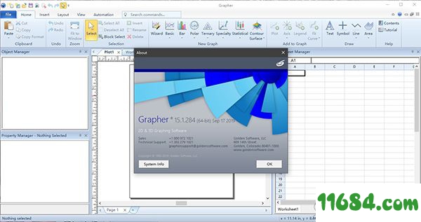 Golden Software Grapher 15破解版下载-科学绘图软件Golden Software Grapher 15 汉化版下载