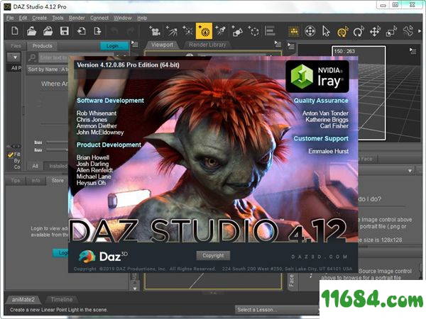 DAZ Studio破解版下载-3D动画软件DAZ Studio v4.12.06 中文绿色版下载