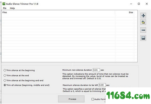 Audio Silence Trimmer Pro破解版下载-音频静音微调器Audio Silence Trimmer Pro v1.1.8 汉化版下载