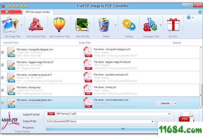 Image to PDF Converter破解版下载-图片转PDF工具FoxPDF Image to PDF Converter v3.0 绿色版下载