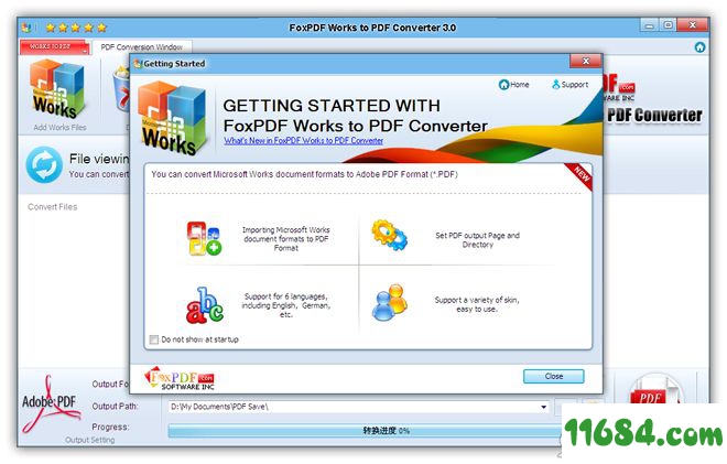 Works to PDF Converter破解版下载-Word转PDFFoxPDF Works to PDF Converter v3.0 最新版下载