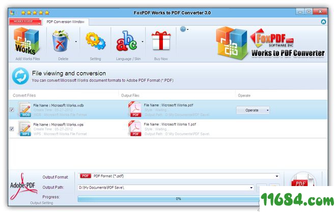 Works to PDF Converter破解版下载-Word转PDFFoxPDF Works to PDF Converter v3.0 最新版下载