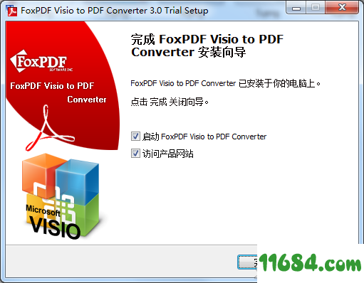 Visio to PDF Converter破解版下载-Visio转PDF工具FoxPDF Visio to PDF Converter v3.0 最新版下载