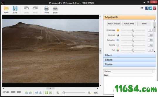 Program4Pc Photo Editor破解版下载-图像处理软件Program4Pc Photo Editor v7.4 汉化版下载