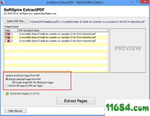SoftSpire ExtractPDF破解版下载-PDF提取工具SoftSpire ExtractPDF v1.2.0.0 最新版下载