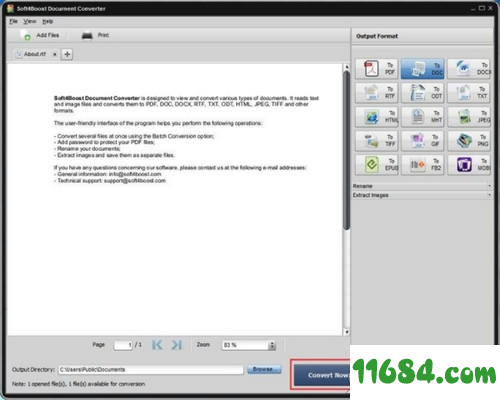 Soft4Boost Document Converter破解版下载-文档转换工具Soft4Boost Document Converter v6.0.9.259 绿色版下载