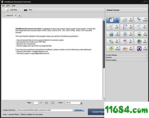 Soft4Boost Document Converter破解版下载-文档转换工具Soft4Boost Document Converter v6.0.9.259 绿色版下载