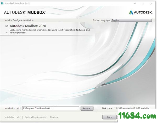 Autodesk Mudbox破解版下载-3D制作软件Autodesk Mudbox 2020 汉化破解版下载