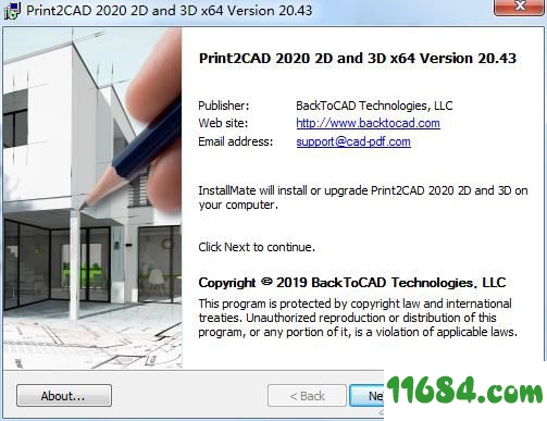 BackToCAD Print2CAD破解版下载-文件转换器BackToCAD Print2CAD 2020 v20.43 中文版 百度云下载