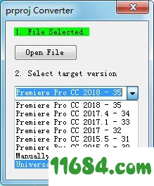 prproj Convert破解版下载-版本转换器prproj Convert v1.0 免费版下载