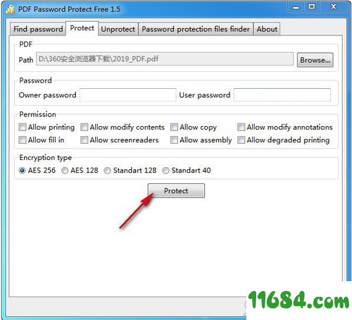 PDF Password Protect Free破解版下载-PDF文件加密PDF Password Protect Free v1.5 最新版下载