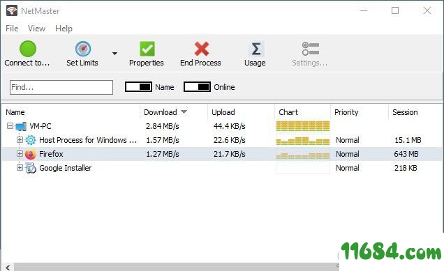 NetMaster破解版下载-网络监控NetMaster v1.0.2 绿色版下载